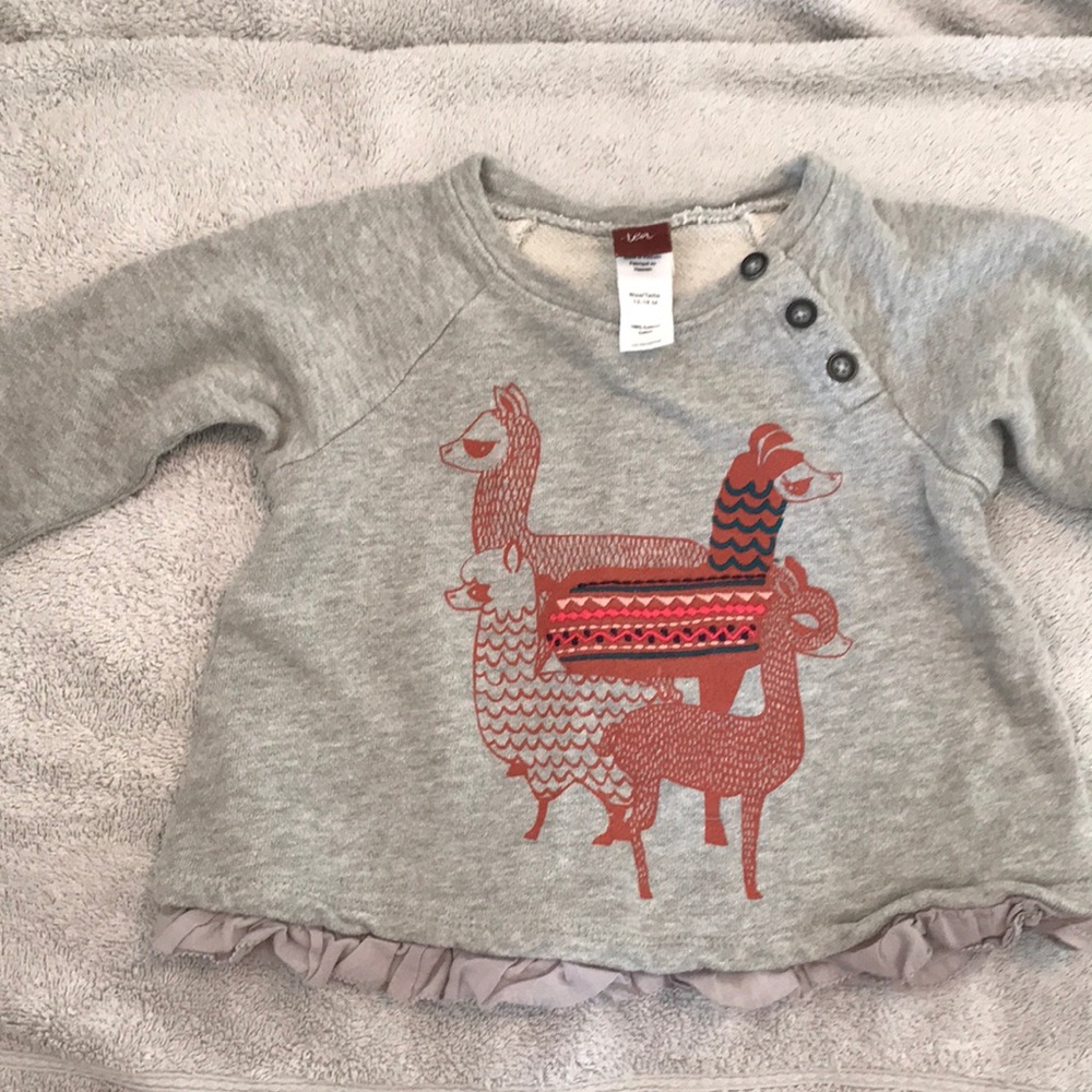 Llama girls sweatshirt